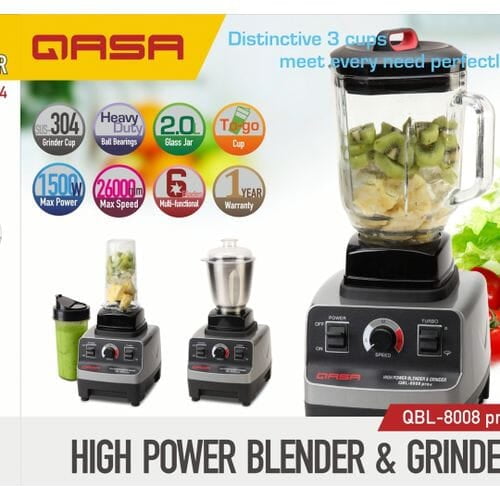 QASA 3IN1 PRO 4 BLENDER GRINDER QASA 3IN1 PRO 4 BLENDER GRINDER