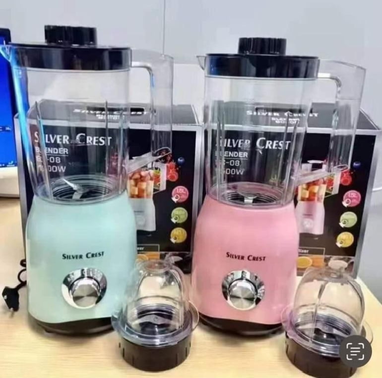 SILVER CREST 15OOW BLENDER - 2IN1 SILVER CREST 15OOW BLENDER - 2IN1