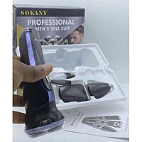 SOKANY PROFESIONAL 3IN1 COMPLETE MEN KIT. CLIPPER,SHAVER & TRIMMER SOKANY PROFESIONAL 3IN1 COMPLETE MEN KIT. CLIPPER,SHAVER & TRIMMER