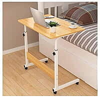 BED SIDE TABLE LAPTOP TABLE ADJUSTABLE DESK WITH WHEELS BED SIDE TABLE LAPTOP TABLE ADJUSTABLE DESK WITH WHEELS