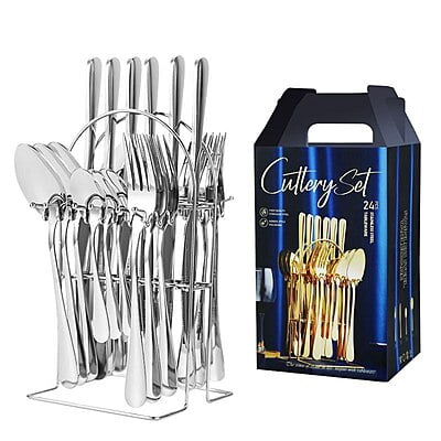 Cutlery Set 24pcs Gold
