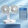 DOUBLE FACE RECHARGEABLE FAN DOUBLE FACE RECHARGEABLE FAN