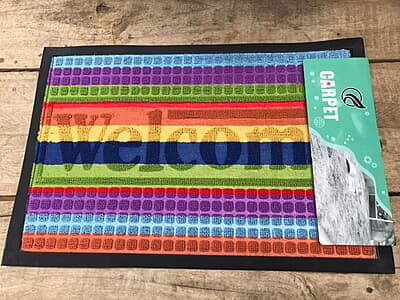 COLOURFUL FOOT MAT 40CM BY 60CM