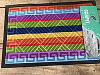COLOURFUL FOOT MAT 40CM BY 60CM COLOURFUL FOOT MAT 40CM BY 60CM