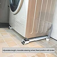 MOVEABLE ADJUSTABLE TELESCOPIC WASHING MACHINE FRIDGE FREEZER STAND 2PIECES MOVEABLE ADJUSTABLE TELESCOPIC WASHING MACHINE FRIDGE FREEZER STAND 2PIECES