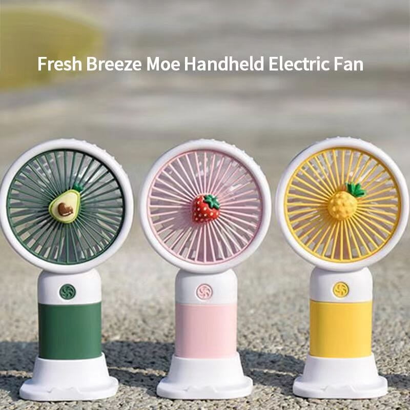 FRESH BREEZE RECHARGEABLE  HANDHELD DESKTOP FAN