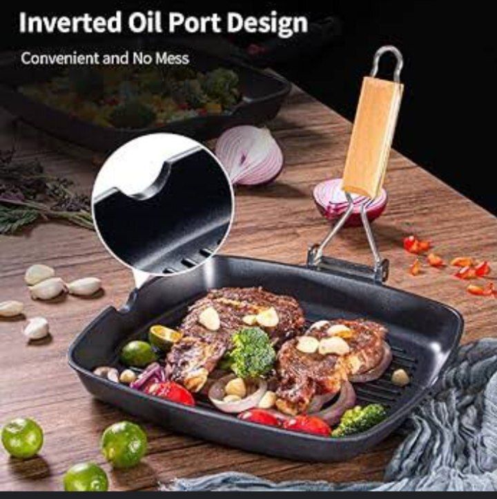 NON-STICK SQUARE GRILL PAN FRY PAN NON-STICK SQUARE GRILL PAN FRY PAN
