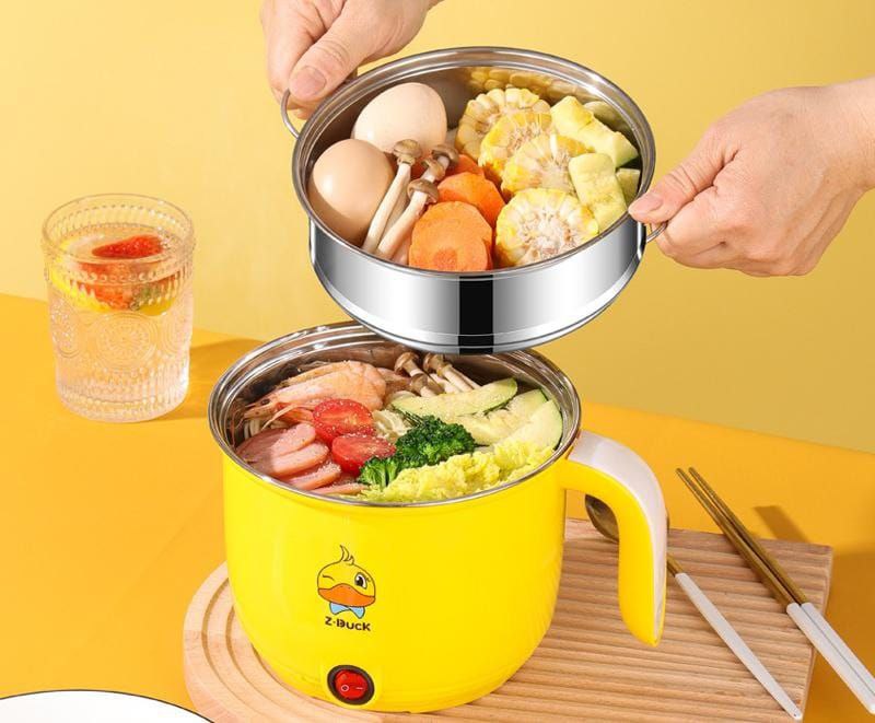 Yhello 18cm Electric Cooking Pot with Steamer Yhello 18cm Electric Cooking Pot with Steamer
