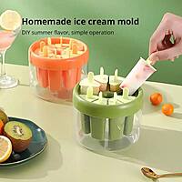 POPSICLE MOLD ICE MAKER ICE CREAM MOLS WITH PLASTICK STICKS POPSICLE MOLD ICE MAKER ICE CREAM MOLS WITH PLASTICK STICKS