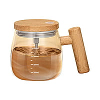 ELECTRIC AUTOMATIC COFFEE EGG BEVERAGE MILK STIRRING GLASS CUP ELECTRIC AUTOMATIC COFFEE EGG BEVERAGE MILK STIRRING GLASS CUP
