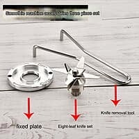 REPLACEMENT BLADES FOR ALL TYPES OF COMMERCIAL BLENDERS WITH DISC SETTER REPLACEMENT BLADES FOR ALL TYPES OF COMMERCIAL BLENDERS WITH DISC SETTER