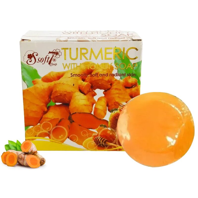 TUMERIC WITH HONEY SOAP 1 PIECE TUMERIC WITH HONEY SOAP 1 PIECE