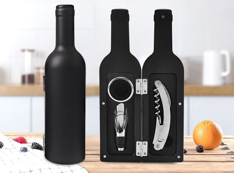 Wine Bottle Opener with Accessories 4pcs Wine Bottle Opener with Accessories 4pcs