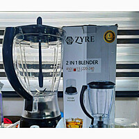 ZYRE 450W 2IN1 GLASS JAR BLENDER ZYRE 450W 2IN1 GLASS JAR BLENDER